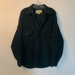 Ice Island Vintage Forest Green Corduroy Shacket Jacket S